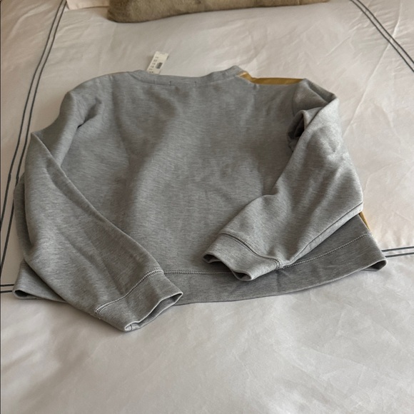 NWT J. Crew Gold and Gray sweathirt - Picture 4 of 4